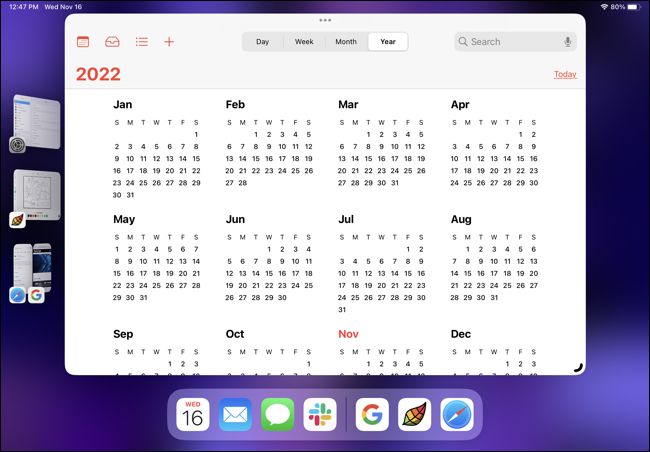 Aspect Stage Manager pe iPad
