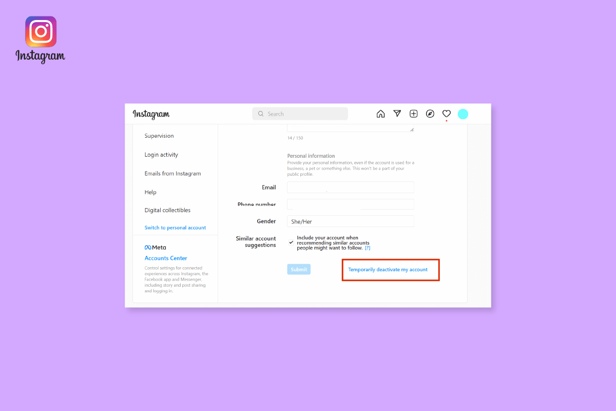 Cómo eliminar cuentas en Instagram