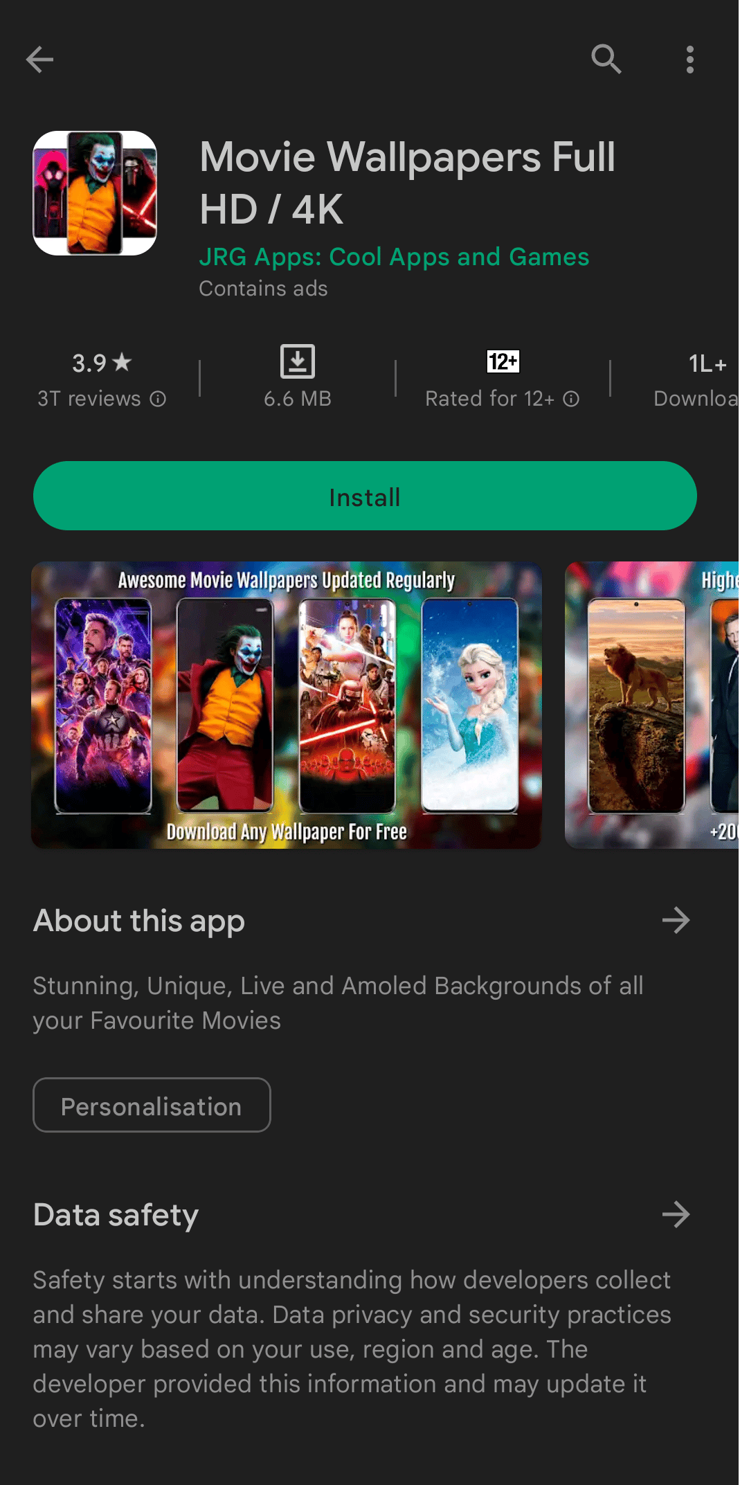 Film-Hintergründe Full HD / 4K | beste Disney-Wallpaper-Apps