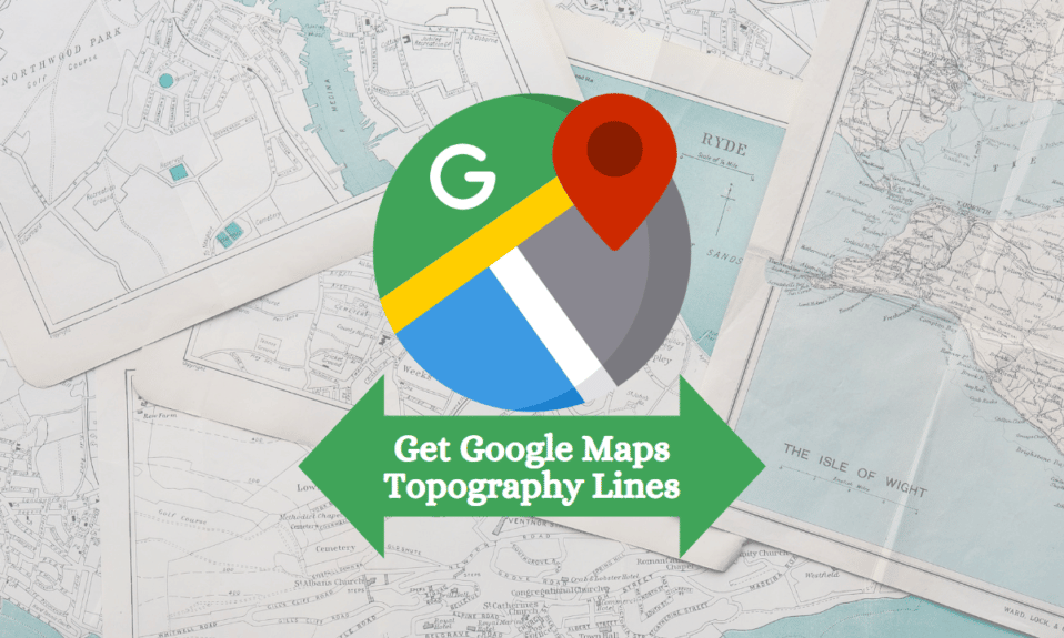 Cómo obtener las líneas topográficas de Google Maps