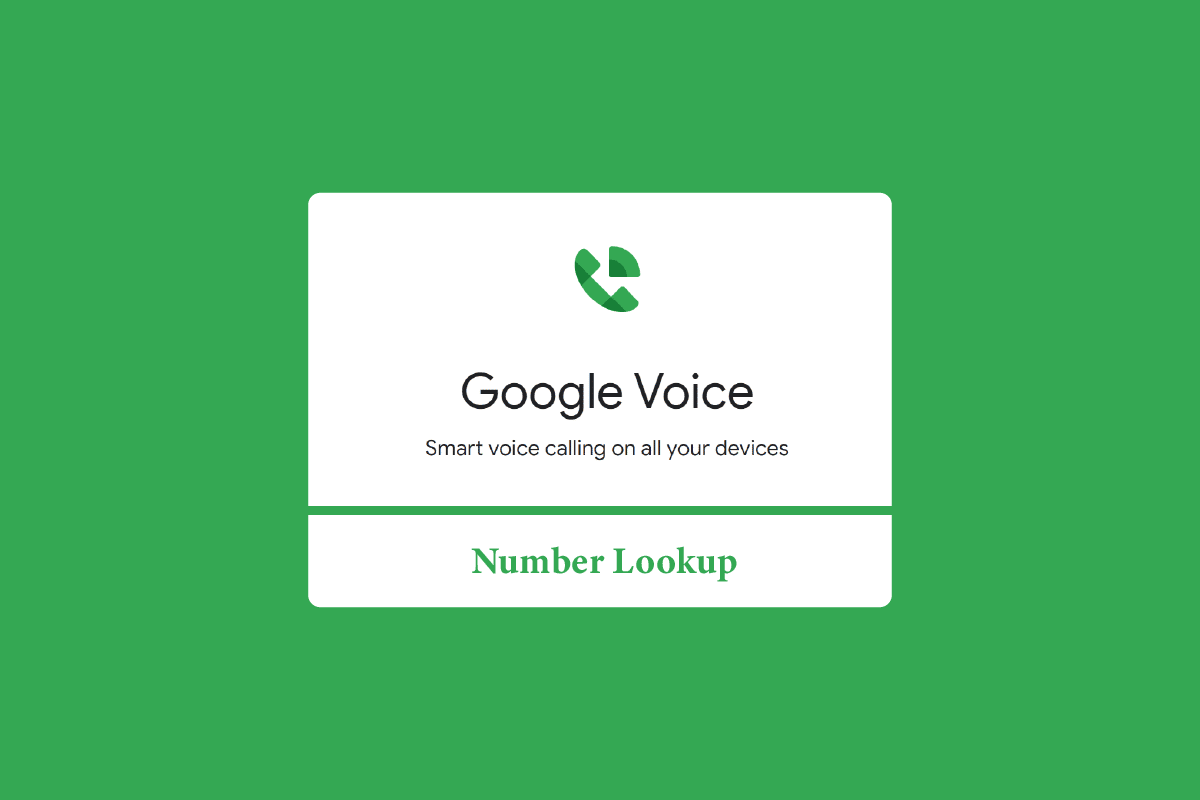 구글 보이스 전화번호 조회 방법