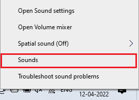 サウンドオプションを選択します。 Skype が他の音をミュートしないようにする方法