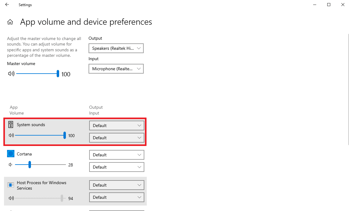 Assurez-vous que le volume du son système est réglé au maximum ou à 100. Comment empêcher Skype de désactiver d'autres sons