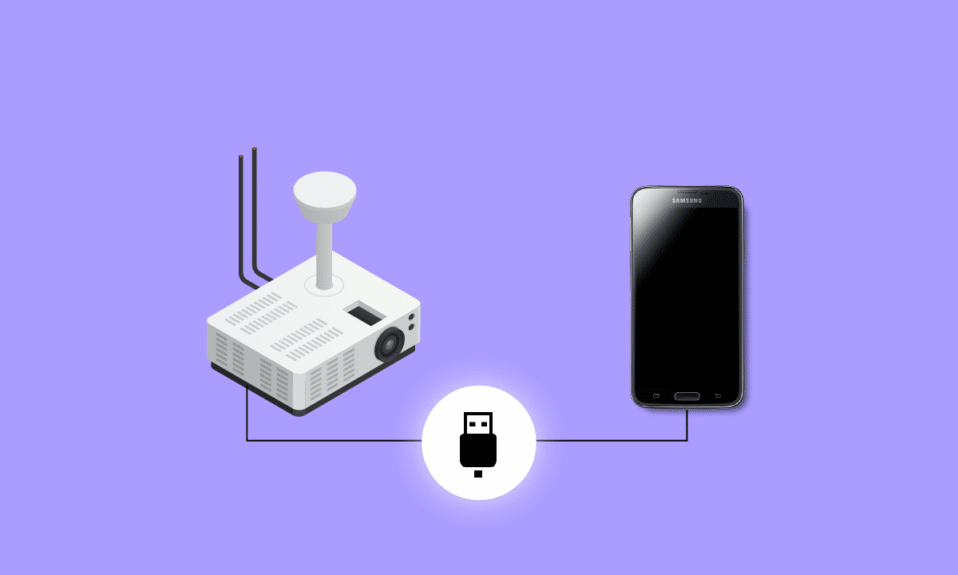 USB를 통해 전화기를 프로젝터에 연결하는 방법