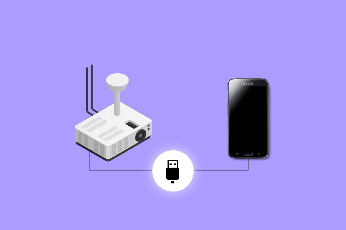 Cara Menghubungkan Ponsel ke Proyektor melalui USB