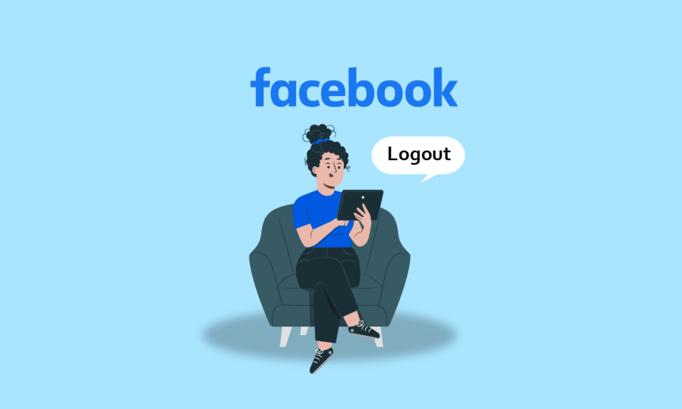 Facebookアプリからログアウトする方法
