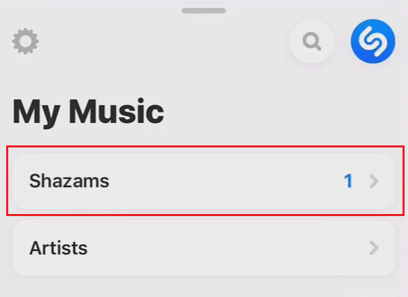 ارجع إلى تطبيق Shazam. اسحب لأعلى وانقر على Shazams لرؤية الأغنية التي تم التعرف عليها | كيفية استخدام أغنية Shazam على Instagram