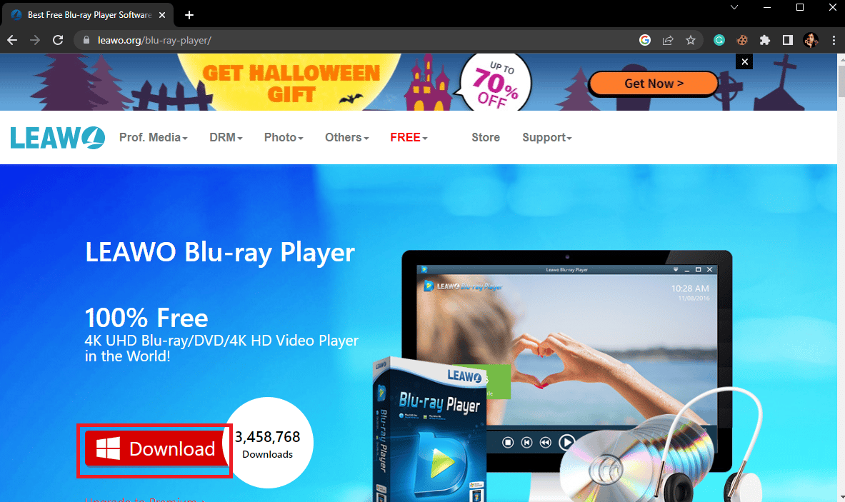 Haga clic en el botón Descargar. Los 25 mejores reproductores MKV para descargar para Windows 10