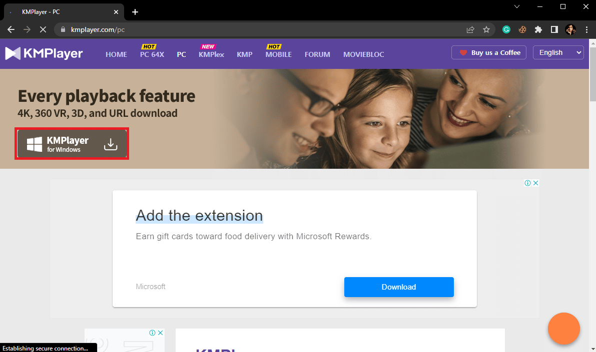 Haga clic en KMPlayer para Windows. Los 25 mejores reproductores MKV para descargar para Windows 10