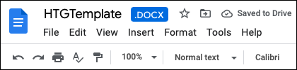 Word-Dokument in Google Docs öffnen
