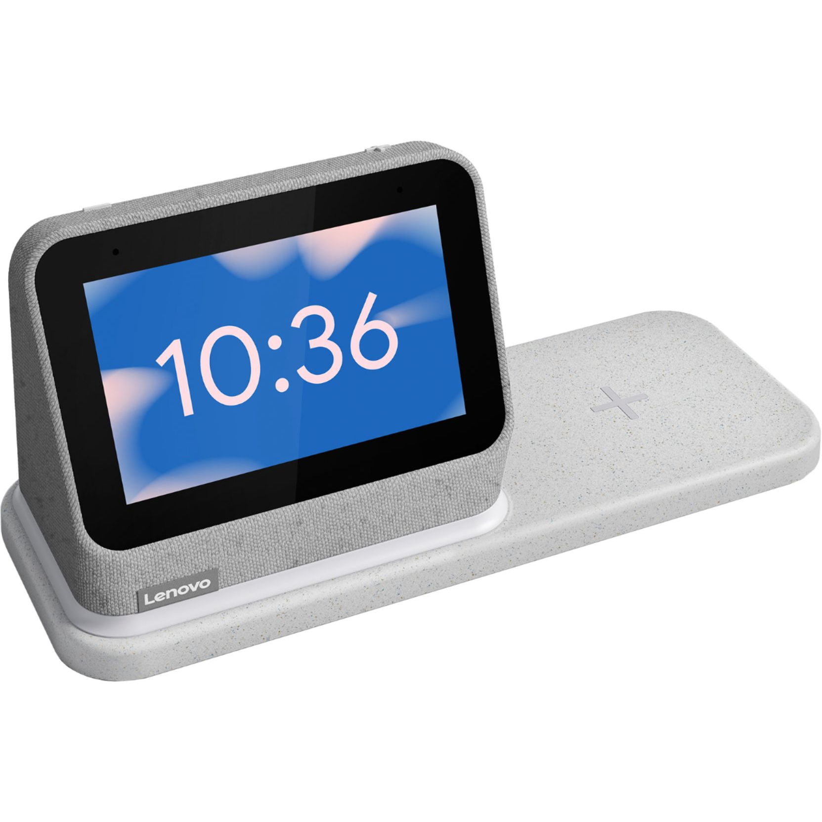 Lenovo Smart Clock (2. Generation) mit kabelloser Ladestation