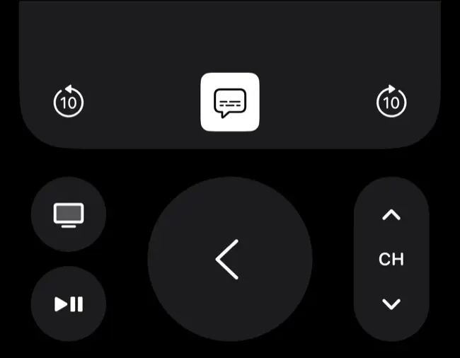 Control remoto de Apple TV para iPhone