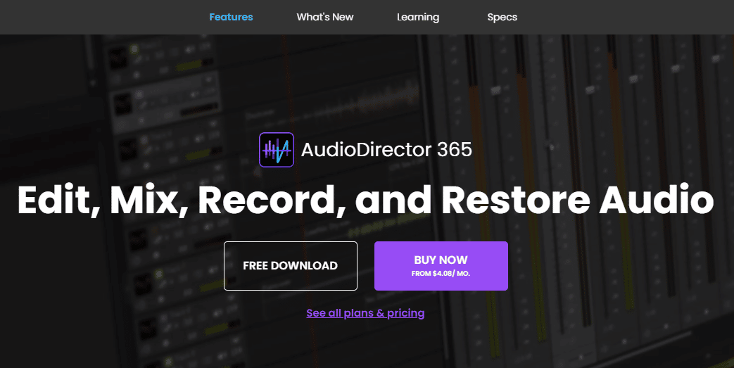 Audio Director 365. 20 najlepszych darmowych programów do edycji dźwięku