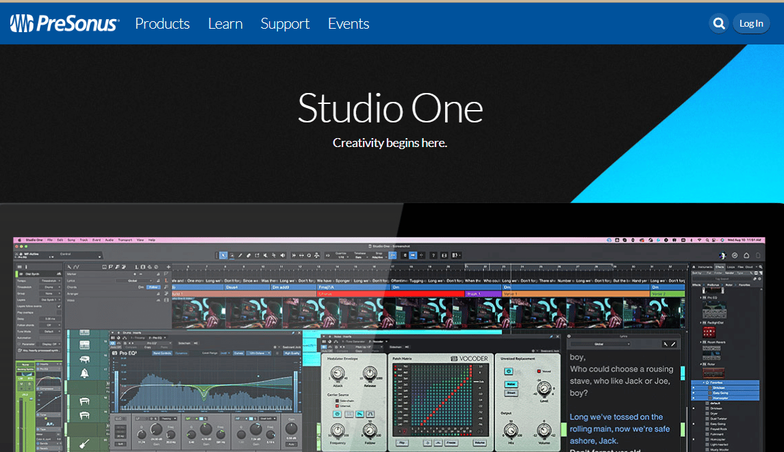 PreSonus Studio One. 20 najlepszych darmowych programów do edycji dźwięku