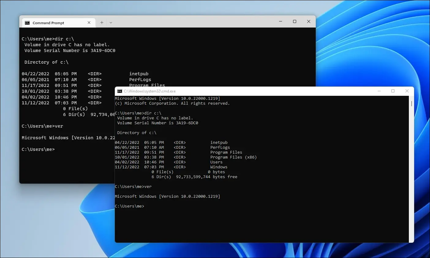 Wiersz polecenia w systemie Windows 11