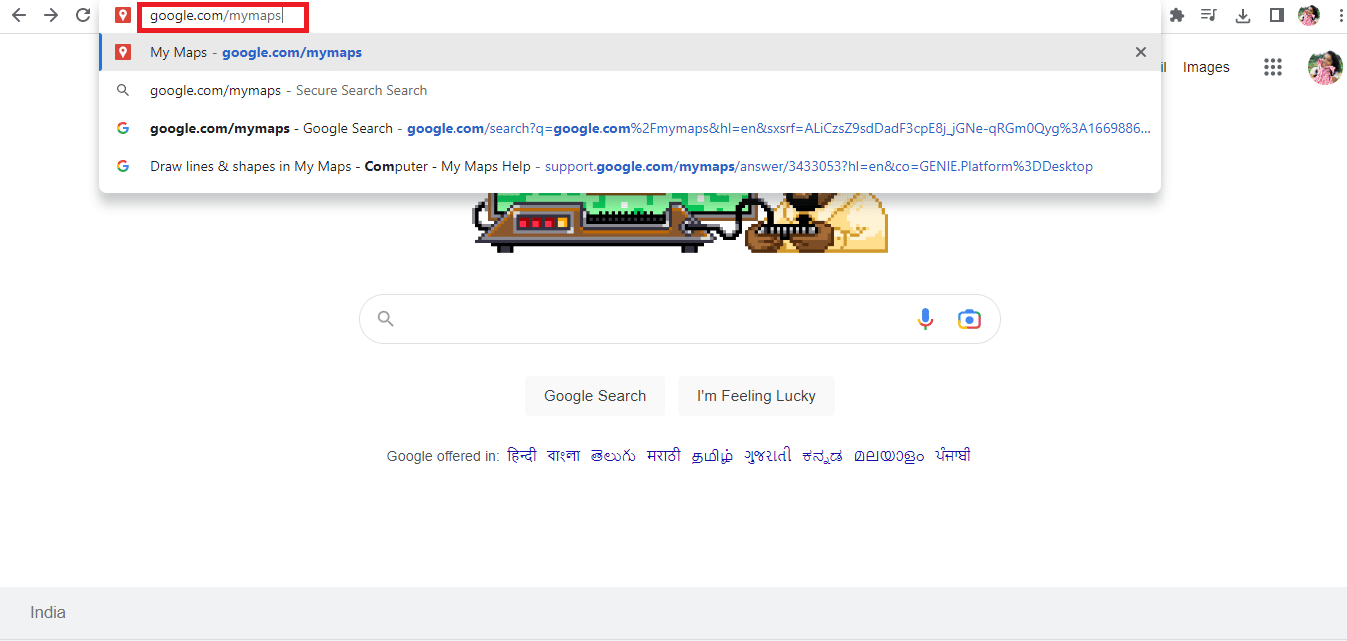 Google Haritalarım'ı ziyaret edin