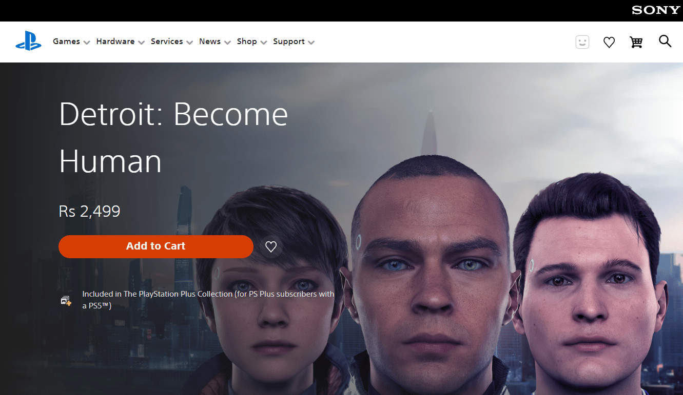 Detroit Conviértete en humano PlayStation 4