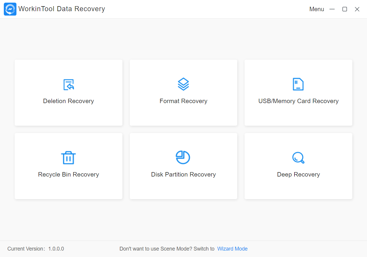 WorkinTool-Datenwiederherstellungssoftware