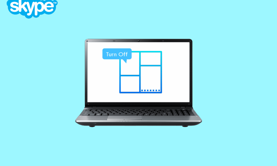 Cara Mematikan Layar Terbagi Skype