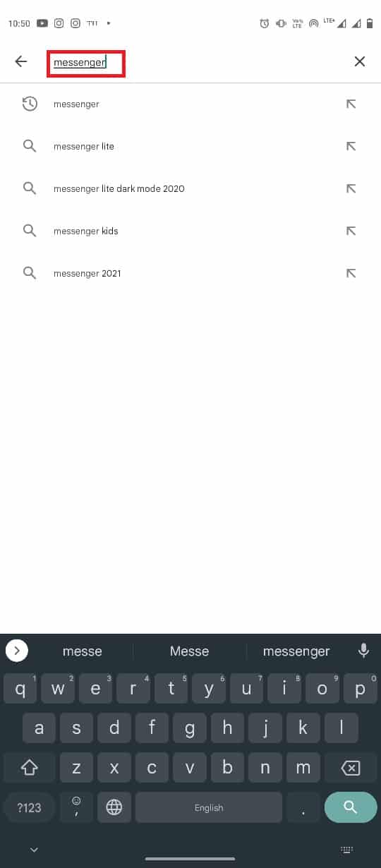 ketik Facebook Messenger. Perbaiki Tidak Bisa Mengubah Gambar Profil Messenger di Android