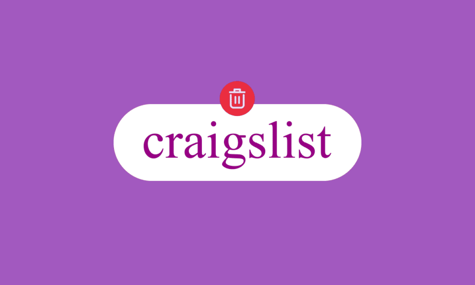 如何删除 Craigslist 帐户