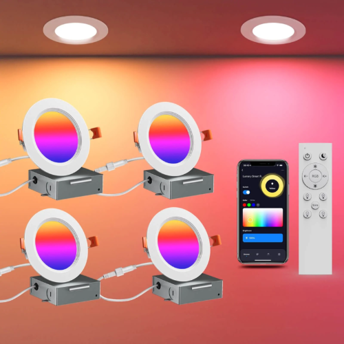 Akıllı Ultra İnce Baffle Trim Gömme Aydınlatma (Uzaktan Kumandalı)