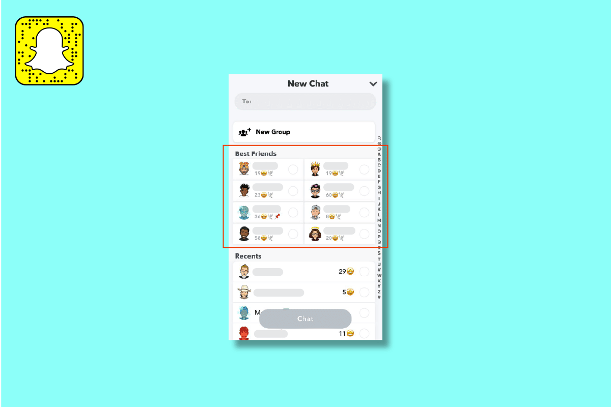 كيف ترى قائمة أفضل أصدقائك على Snapchat