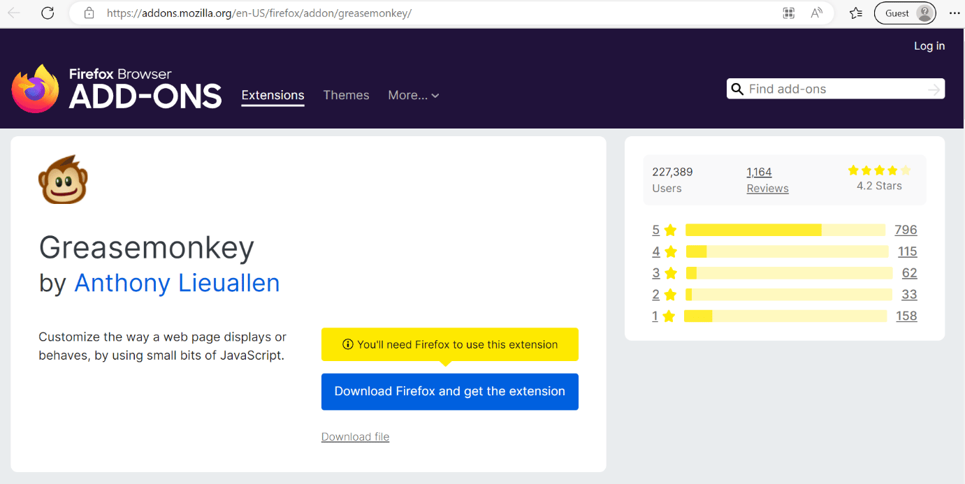 ملحقات greasemonkey Firefox للمطورين والمصممين