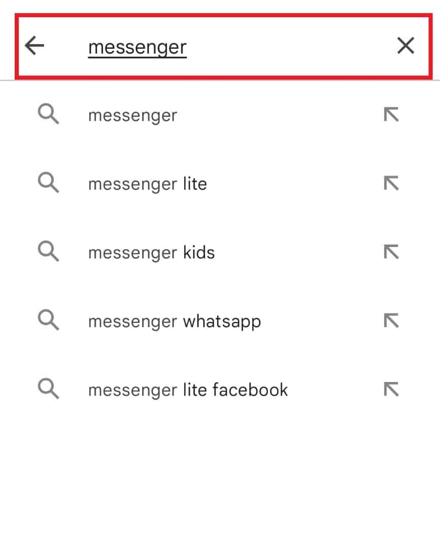 Buscar mensajero