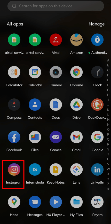 Starten Sie die Instagram-App auf Ihrem iPhone oder Android-Smartphone.