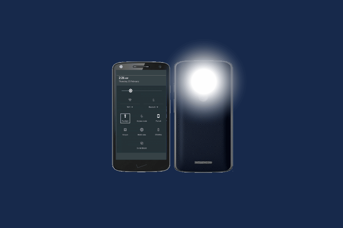 Comment allumer la lampe de poche sur Droid Turbo