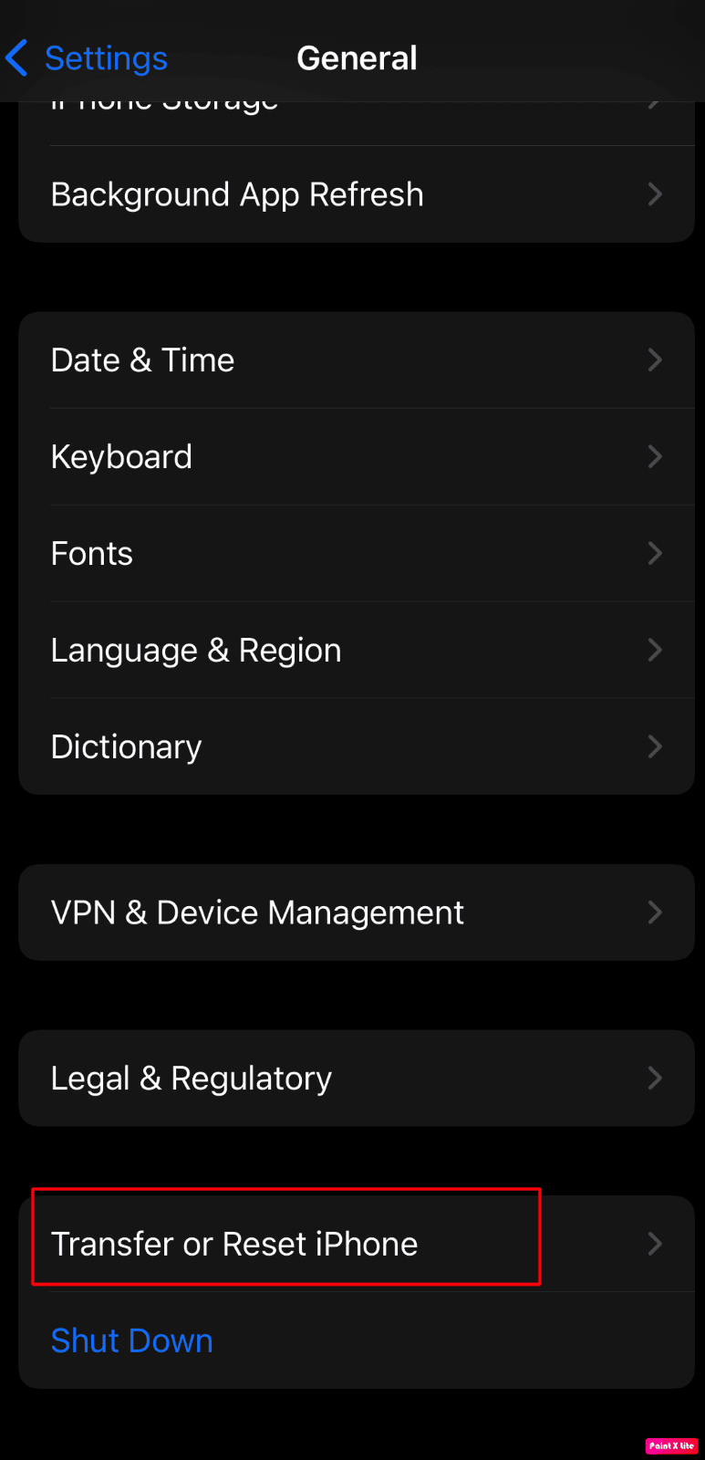转移或重置 iPhone |