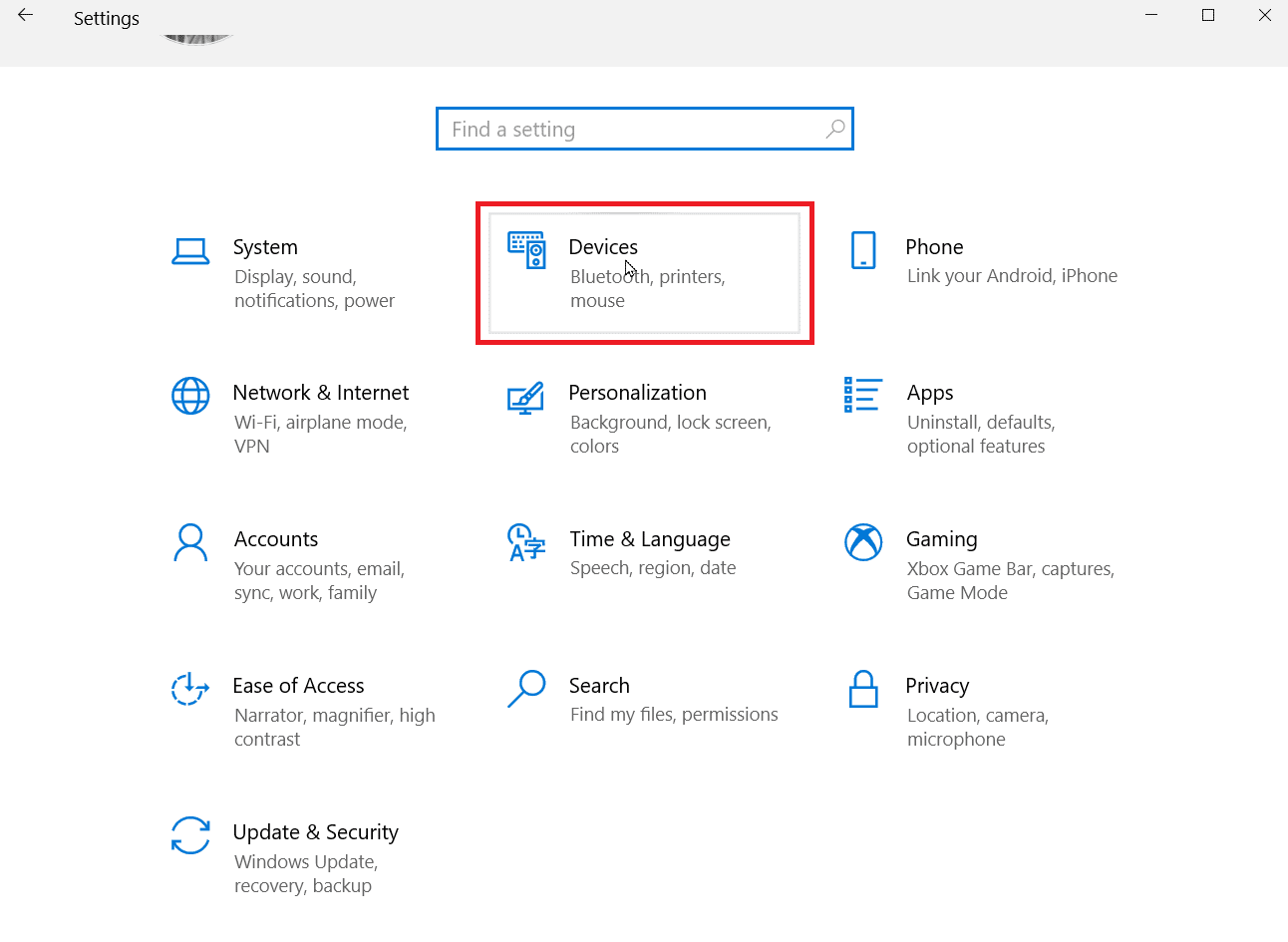 cihazlara tıklayın. Düzeltme Microsoft IPP Sınıfı Sürücü Renk Yok, Yalnızca Gri Tonlama Sunuyor