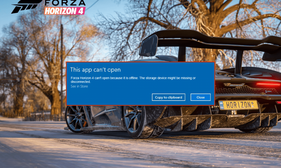 Forza Horizon 4 Bu Uygulama Açılamıyor Hatasını Düzeltin