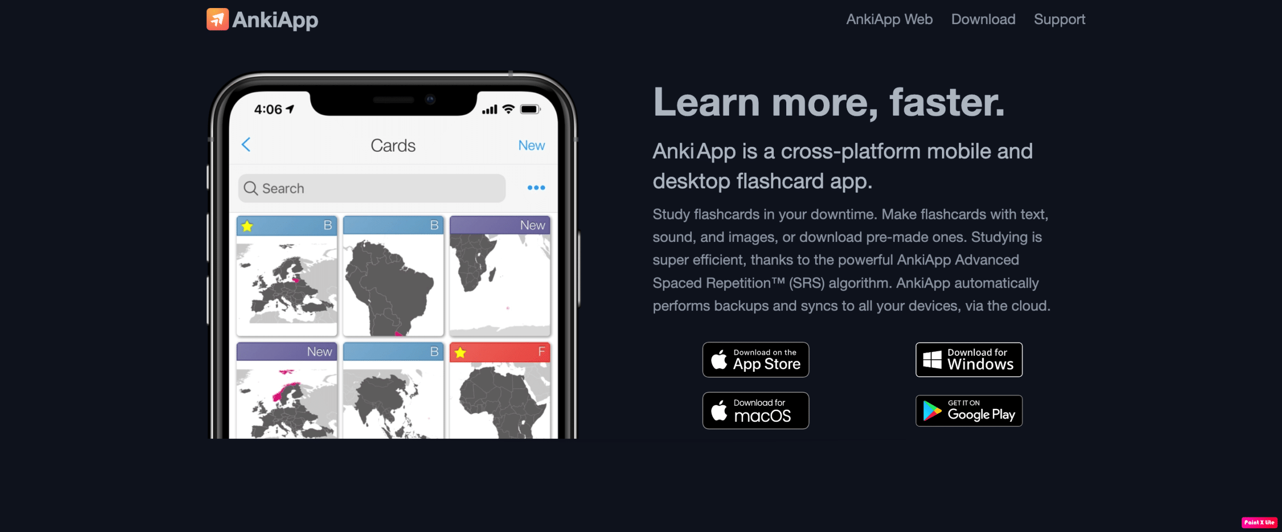 ankiapp 主页。适用于 iOS 的 31 个最佳免费语言学习应用程序