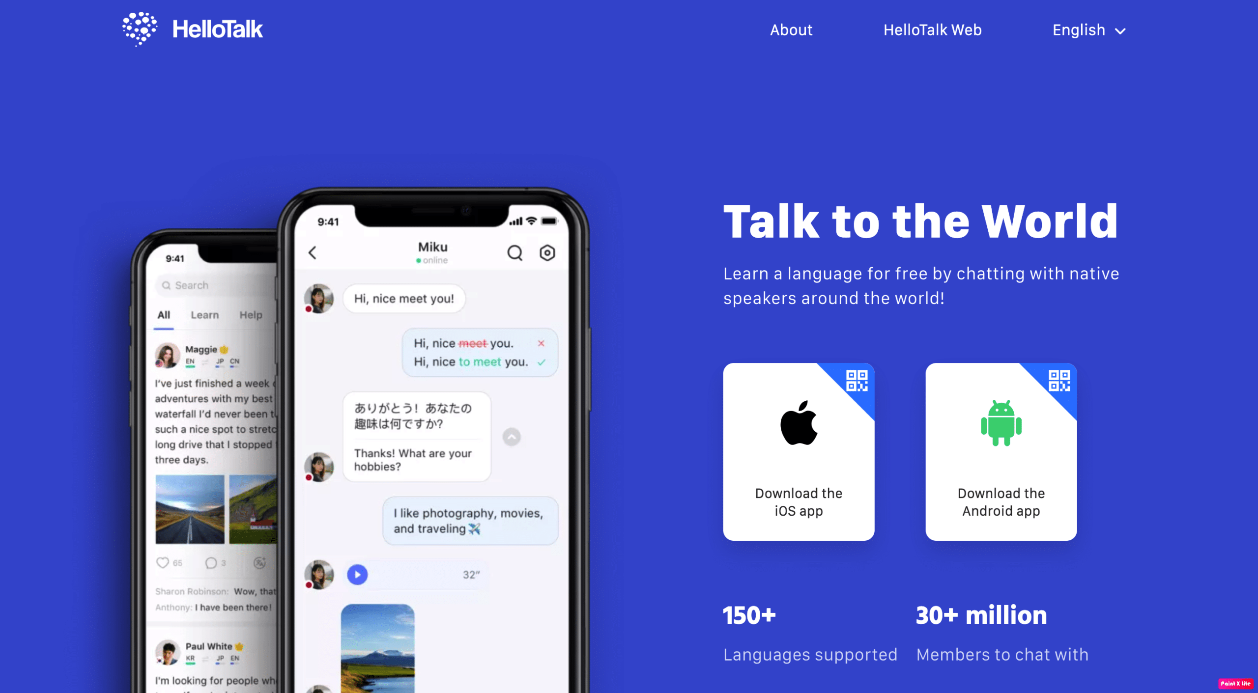 hellotalk 主页。适用于 iOS 的 31 个最佳免费语言学习应用程序