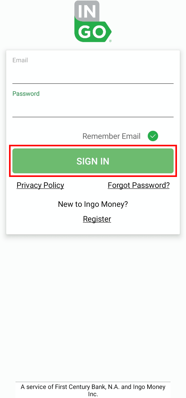 Introduceți adresa de e-mail și parola și apăsați pe butonul CONECTARE.
