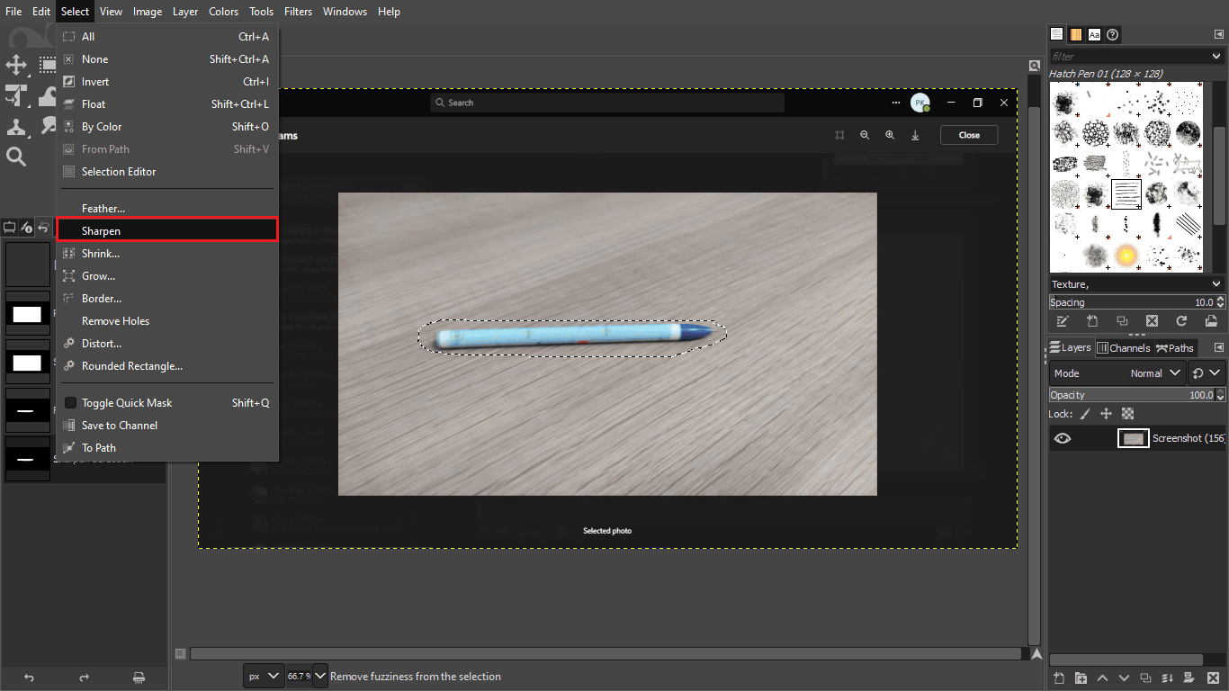 Strumento Contrasta su GIMP. Come creare un'immagine sfocata Cancella Photoshop gratuitamente