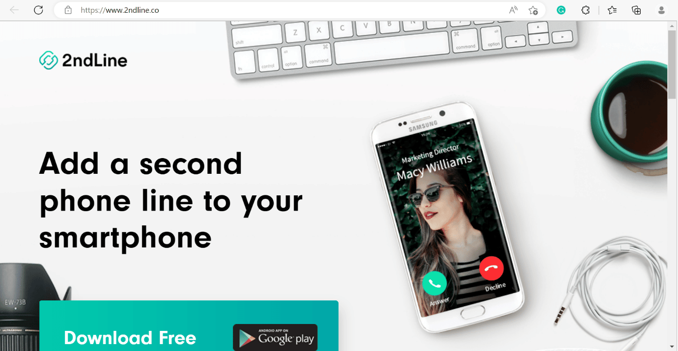 2ª linha. 16 Melhor aplicativo de número falso para Android