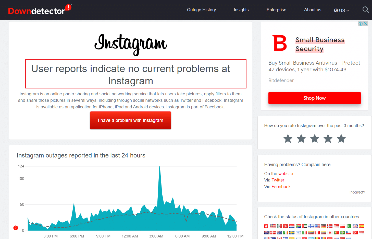 downdetector instagram căutare fără plângeri. | Cum să remediați utilizatorul negăsit pe Instagram