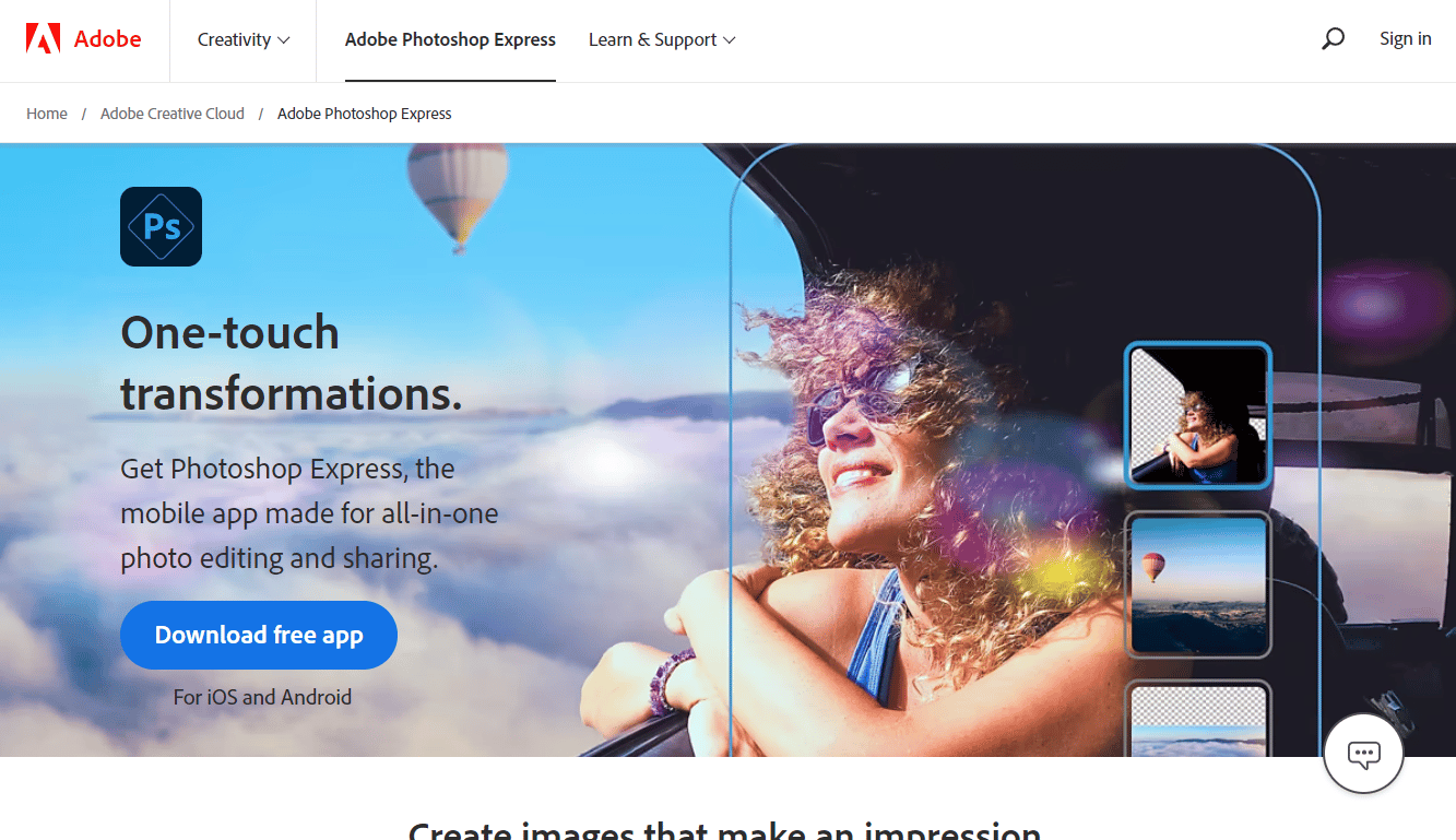Adobe Photoshop Express