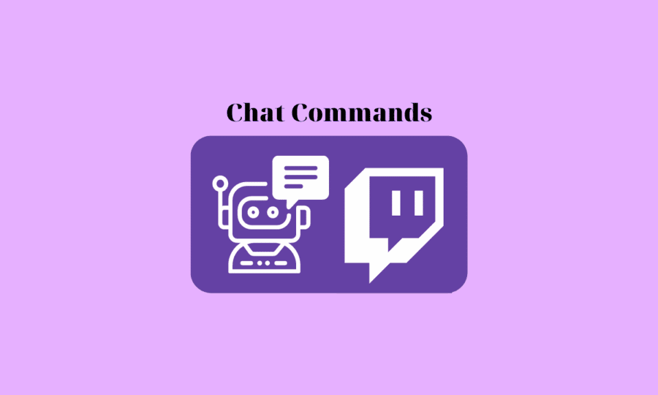 机器人的 Twitch 聊天命令