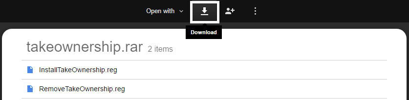 preluarea proprietății prin fișierul de registru