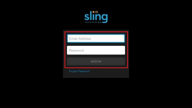 Inserisci il tuo indirizzo e-mail e la password e scegli ACCEDI