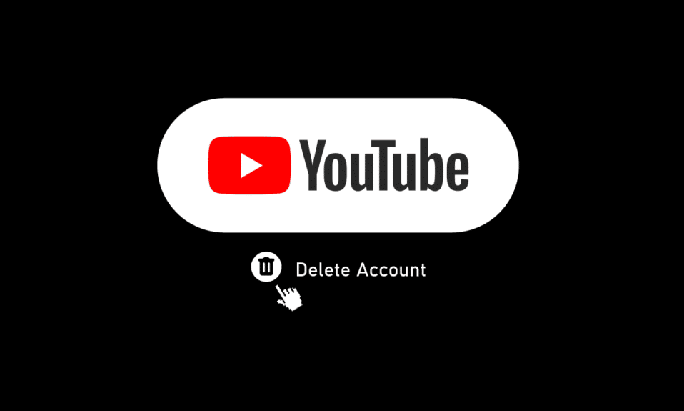 วิธีลบบัญชี YouTube