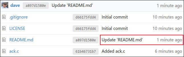 Обновленный файл README.md с новым сообщением фиксации и отметкой времени