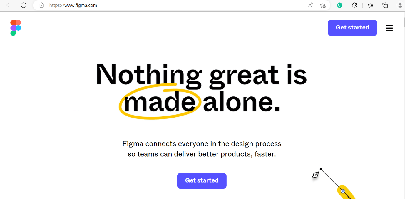 page web figma