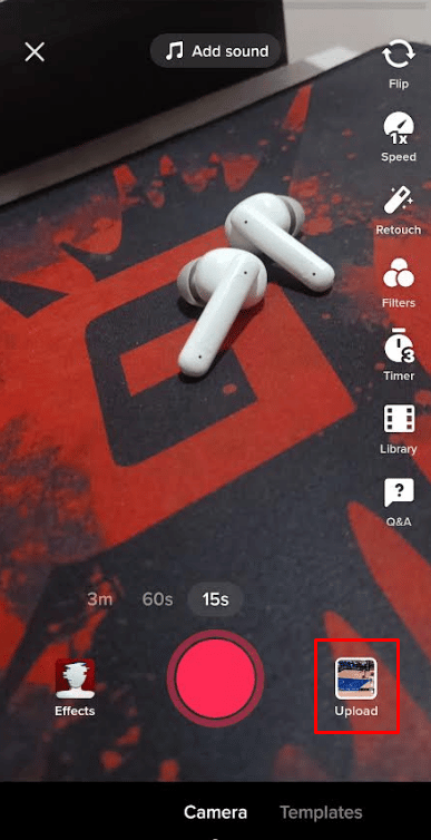 Choisissez Télécharger | Comment ajouter du son à TikTok