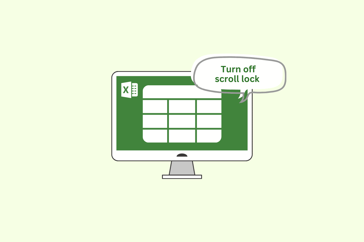 วิธีปิดการล็อกการเลื่อนใน Excel