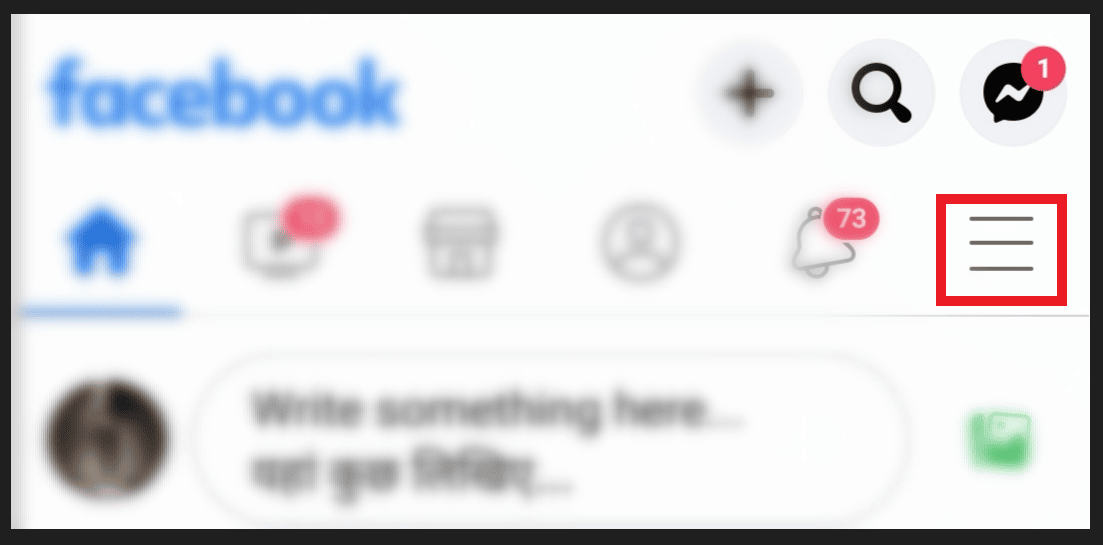 tocca l'icona dell'hamburger. Cosa determina le persone che potresti conoscere su Facebook